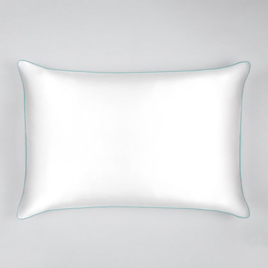 Silk pillowcase - dusky green